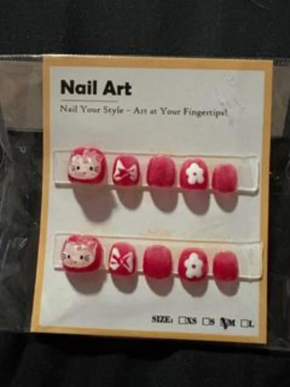 Lot of 16 Kids Size Press On Nails